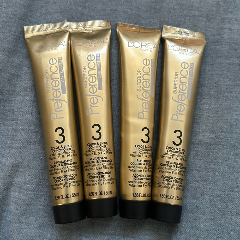 L’Oréal Superior Preference Color & Shine Conditioner set of 4